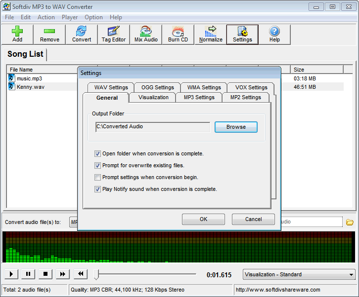 MP3 WAV Converter Software