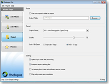 Photopus Pro - Output