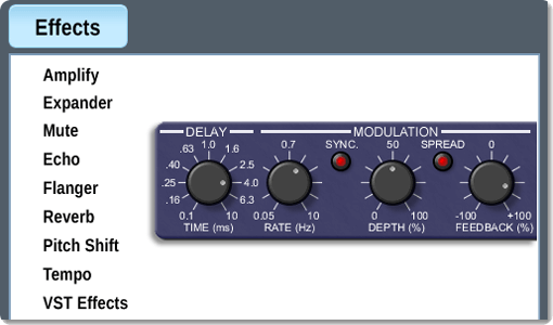 Apply Audio Effects
