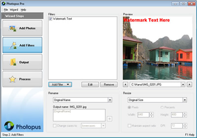 Waterrmark Date and Time