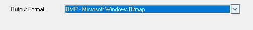 BMP output format