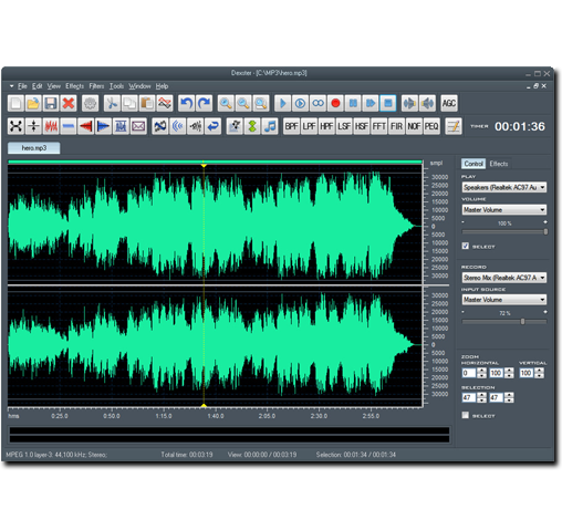 Dexster Audio Editor