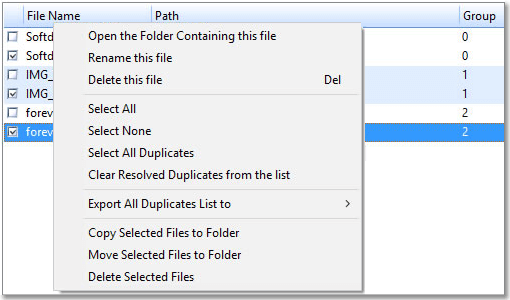 Manage Duplicates