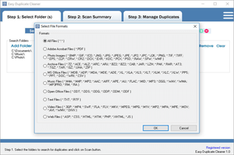 Supported Formats