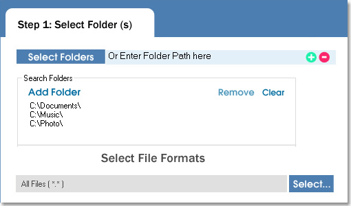 Location and File Types