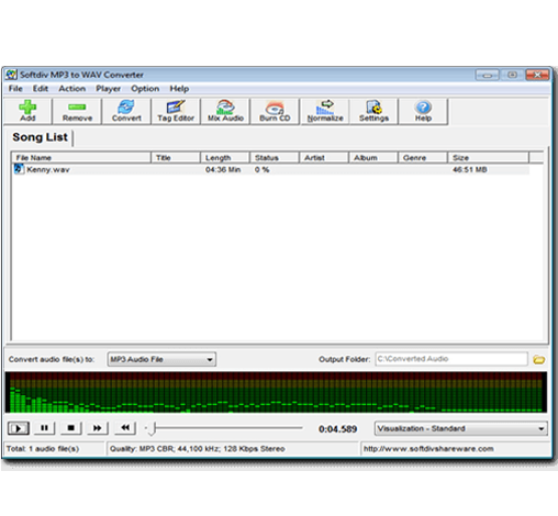 Softdiv MP3 to WAV Converter