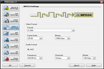 MPEG-4 Settings