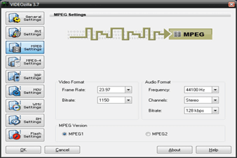MPEG Settings