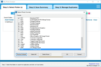 Supported Formats