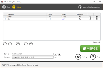 Merge PDF Files