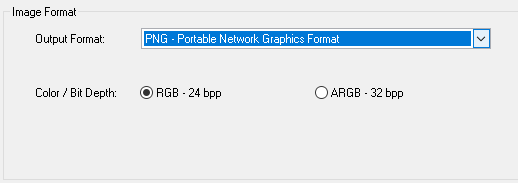PNG Settings