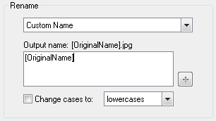 Photopus Pro Rename Images Settings
