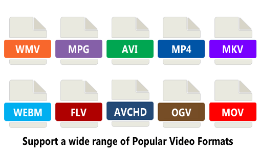 Support Most Video Formats