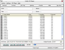CD Ripper Main Screen